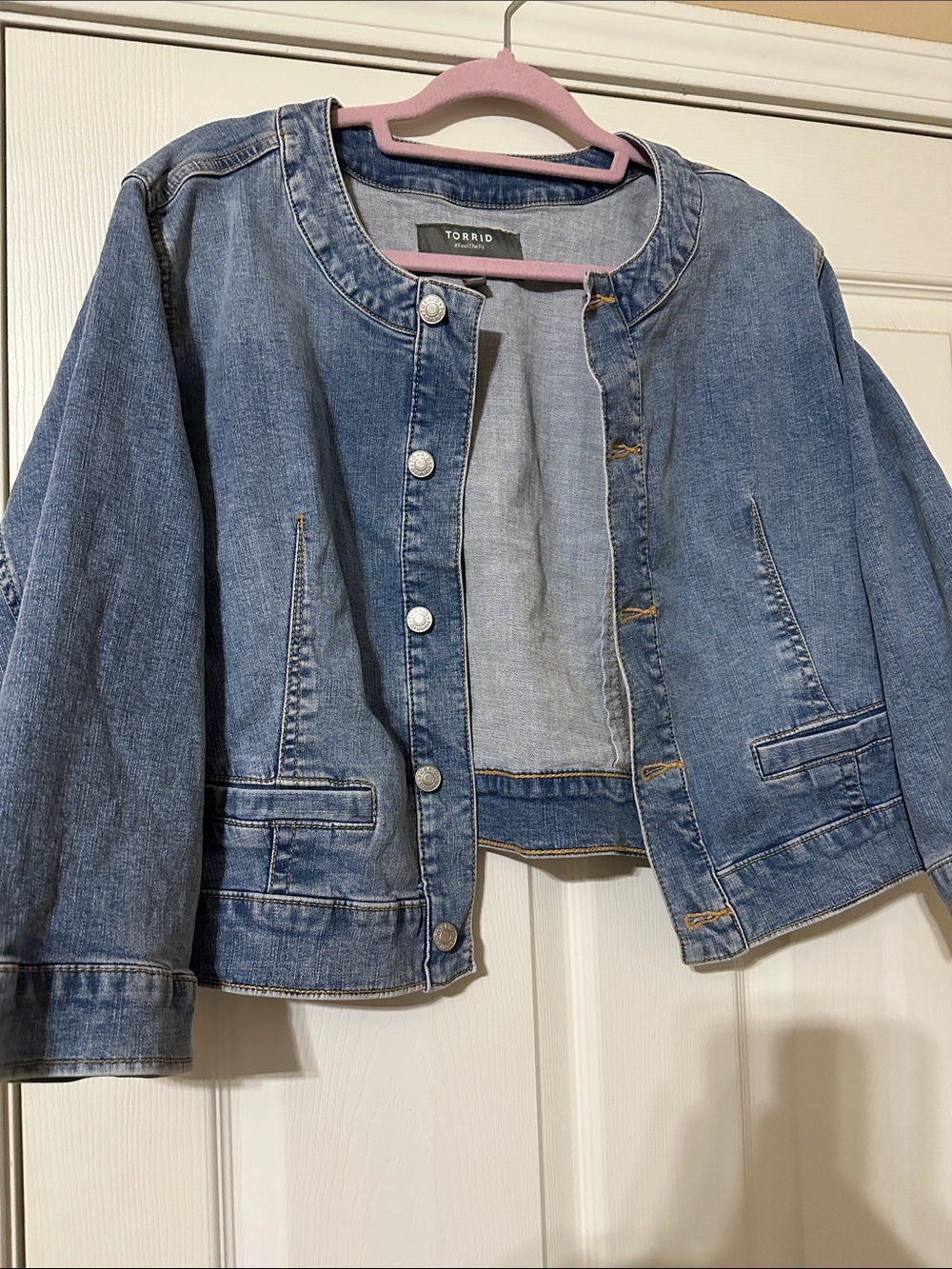 TORRID Size 2 Cropped Jean Jacket